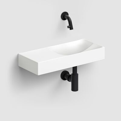 Fonteinset Clou Vale Incl. Toebehoren 7×45 Cm Mat Wit