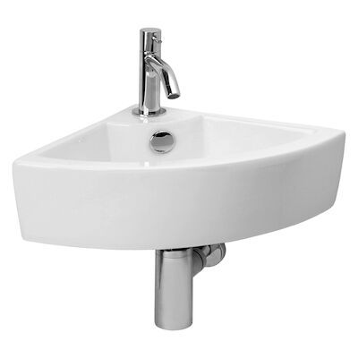 Fonteinset Differnz Keres Warm/Koud Kraan 32.5×32.5×12.5 cm Wit