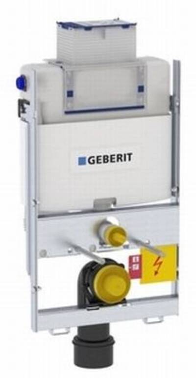 Geberit GIS wc-element h87 met Omega inbouwreservoir 12cm front/planchetbediening