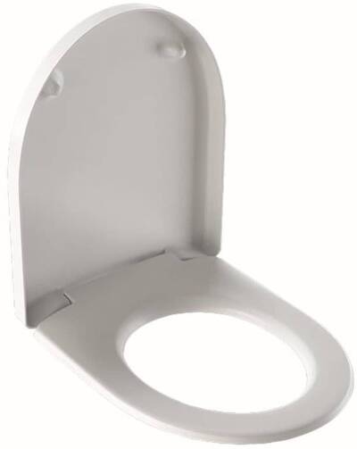 Geberit iCon Closetzitting met deksel topfix 35,5×47 cm Wit