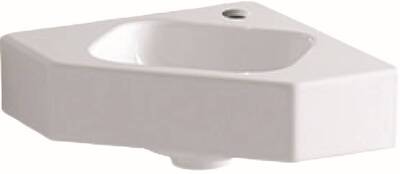 Geberit iCon Hoekfontein 46x33x13 cm Wit