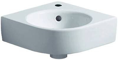 Geberit Renova Compact Hoekfontein 45×39,5×10 cm Wit