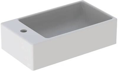 Geberit Serie 420 fontein 40×23 cm bak rechts Wit