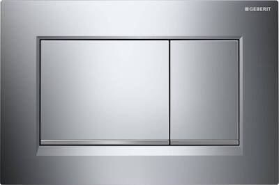 Geberit Sigma 30 bedieningspaneel chroom/mat-chroom/chroom voor Sigma reservoirs 8cm (UP720) en 12cm (UP320)