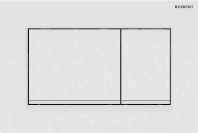 Geberit Sigma 30 bedieningspaneel wit/mat wit voor Sigma reservoirs 8cm (UP720) en 12cm (UP320)
