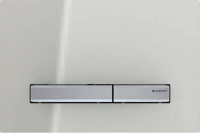 Geberit Sigma 50 bedieningspaneel zandgrijs/chroom voor Sigma reservoirs 8cm (UP720) en 12cm (UP320)