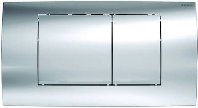 Geberit Twinline 30 bedieningspaneel chroom/mat-chroom/chroom voor Geberit UP130