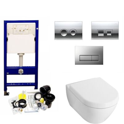 Geberit up100 set20 Subway 2.0 met Delta drukplaten