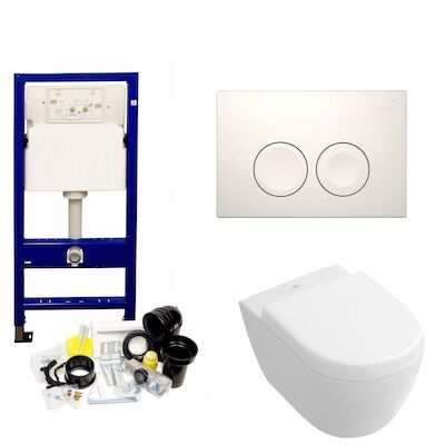 Geberit up100 set21 Subway 2.0 Compact met Delta drukplaten