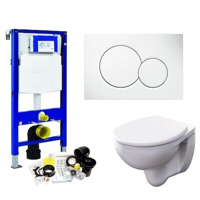 Geberit UP320 Toiletset set03 Geberit Bastia met Sigma drukplaat