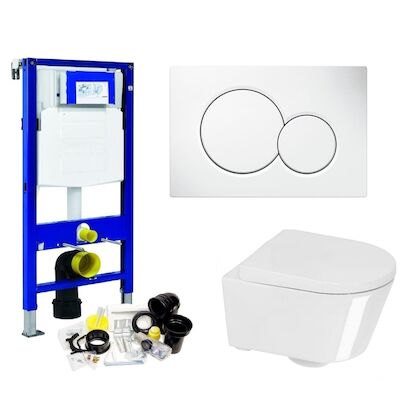 Geberit UP320 Toiletset set04 BWS Calitri Urby met Sigma drukplaat