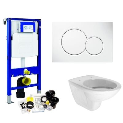 Geberit UP320 Toiletset set09 BWS Brussel met Sigma Drukplaat