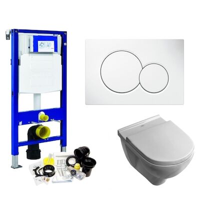Geberit UP320 Toiletset set19 V&B O.novo DirectFlush met Sigma drukplaat
