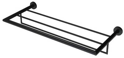 Geesa Nemox Black Handdoekrek 62,4×2,6×4,8 cm Zwart