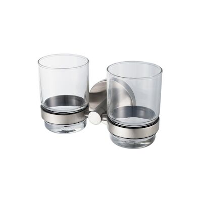 Glashouder Dubbel Haceka Aqualux PRO2500 RVS Look