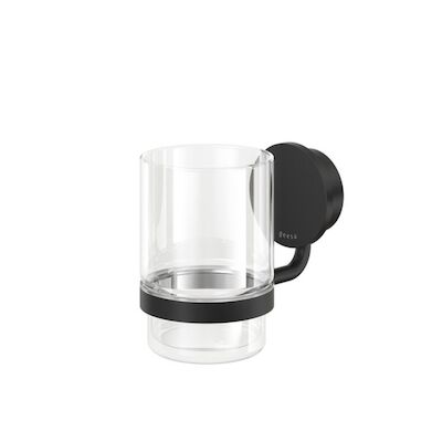 Glashouder met Glas Geesa Opal Zwart