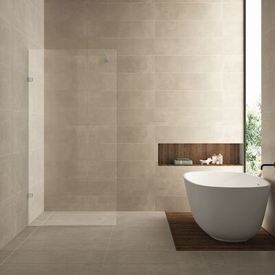 Glasplaat Wiesbaden Less 90×200 cm 8 mm Nano Helder Glas