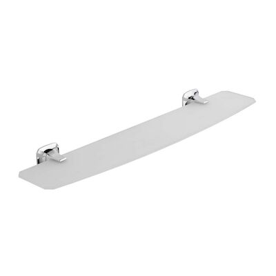 Glazen Planchet Sapho Aida 56×4 cm Chroom / Satijnglas