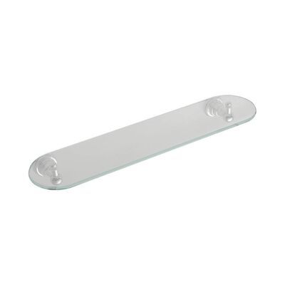 Glazen Planchet Sapho Diamond 50×6.6 cm Ovaal Chroom