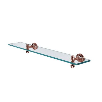 Glazen Planchet Sapho Perla 60×17 cm Rechthoekig Rose Goud