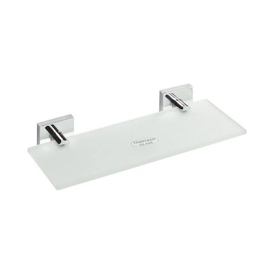 Glazen Planchet Sapho X-Square 60×5.5 cm Chroom