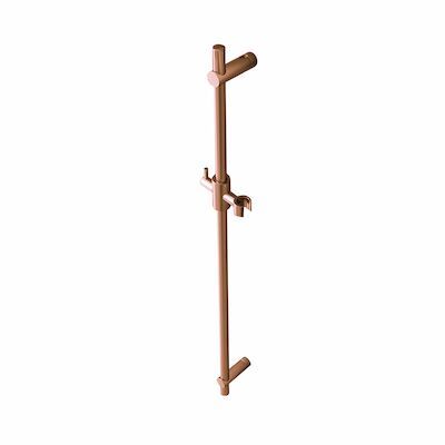 Glijstang Hotbath Mate 90cm rond ⌀2cm Geborsteld Koper Living Colours