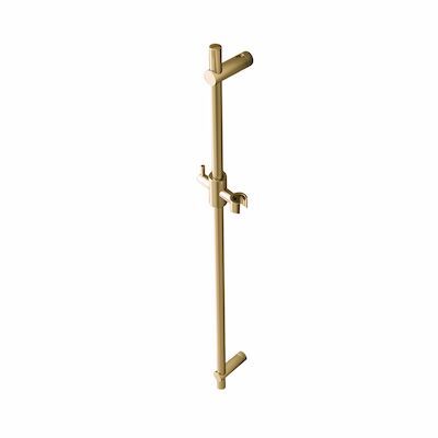 Glijstang Hotbath Mate 90cm rond ⌀2cm Geborsteld Messing Living Colours
