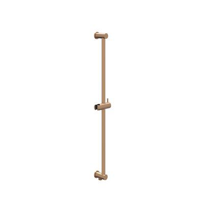 Glijstang IVY 80 cm Met Geintegreerde Wateruitlaat Geborsteld Mat Koper PVD