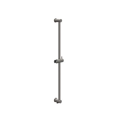 Glijstang IVY 80 cm Met Geintegreerde Wateruitlaat Geborsteld Metal Black PVD