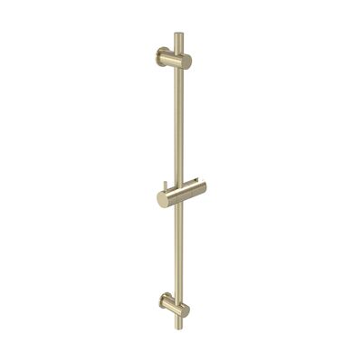Glijstang MAY 70 cm Met Handdouchehouder Geborsteld Mat Goud PVD