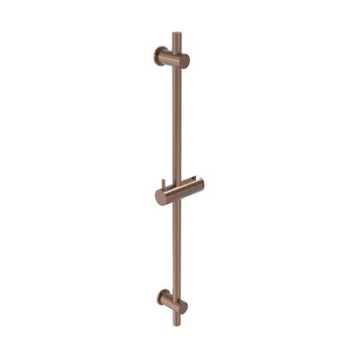 Glijstang MAY 70 cm Met Handdouchehouder Geborsteld Mat Koper PVD