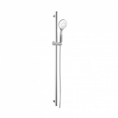 Glijstangset BWS Living Spa Slide S 90 cm Met Handdouche En Doucheslang Chroom