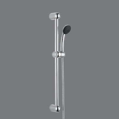 Glijstangset Go By Van Marcke Isifix 66cm Met Handdouche En Doucheslang Chroom
