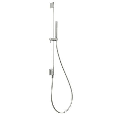 Glijstangset Tres 76 cm met Waterinlaat Handdouche Rond Staal