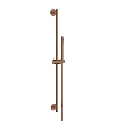 Glijstangset Wiesbaden Remi Met Staafhanddouche 1 Stand 150 cm Geborsteld Brons Koper