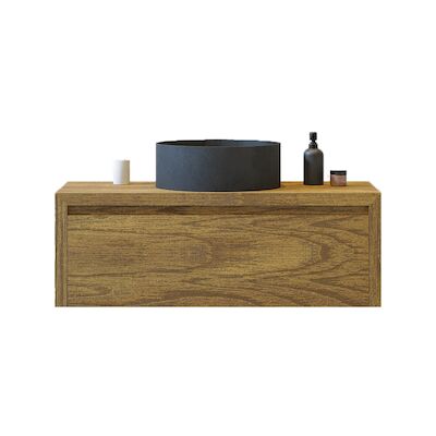 Gliss Design Onderkast Ares 100 cm Castle Brown