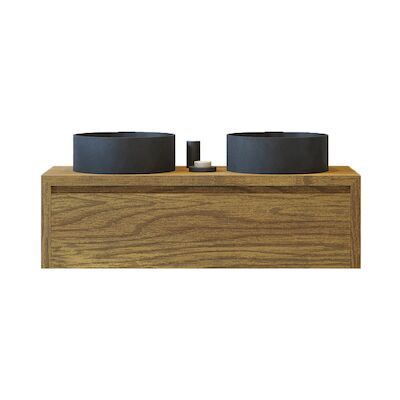 Gliss Design Onderkast Ares 120 cm Castle Brown Met 1 Lade