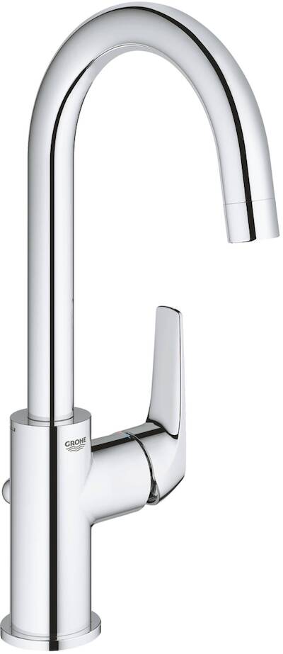 Grohe BauFlow L-size wastafelkraan met waste chroom