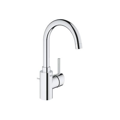 Grohe Concetto Wastafelkraan Met Waste Met Hoge Uitloop Chroom