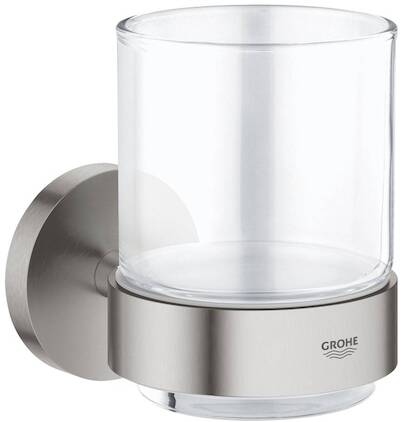 Grohe Essentials Glashouder Supersteel
