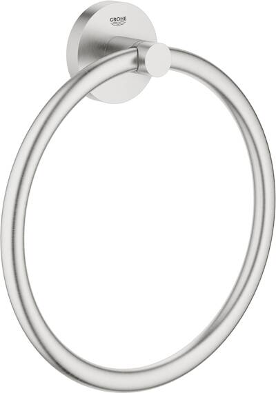 Grohe Essentials Handdoekring 18×4,4×20,1 cm Supersteel