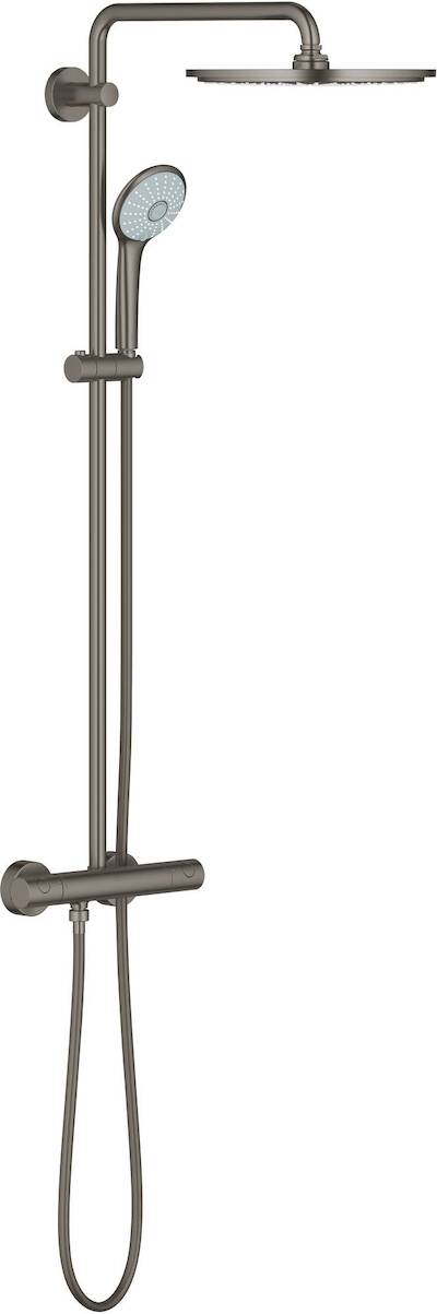 Grohe Euphoria System 310 Regendoucheset Hard Graphite Geborsteld