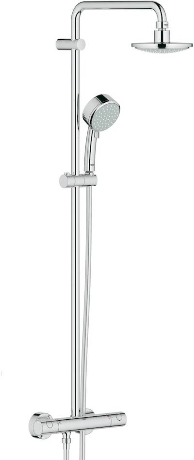 Grohe New Tempesta Cosmopolitan 160 regendoucheset met 3 straalsoorten Ø16cm chroom
