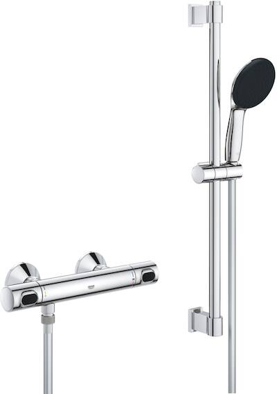 Grohe QuickFix Precision Flow thermostatische douchecombinatie chroom