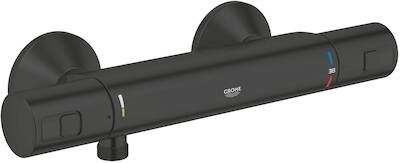 Grohe QuickFix Precision Start douche-thermostaatkraan mat zwart
