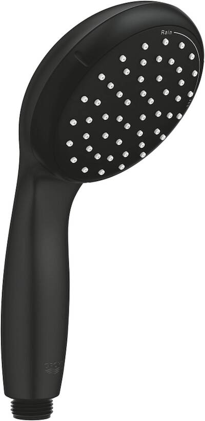 Grohe QuickFix Start handdouche rond 2 straalsoorten mat zwart