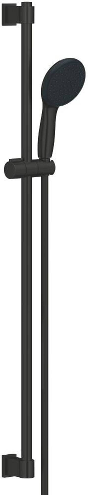 Grohe QuickFix Vitalio Start 110 doucheset met 2 straalsoorten en 90cm glijstang mat zwart