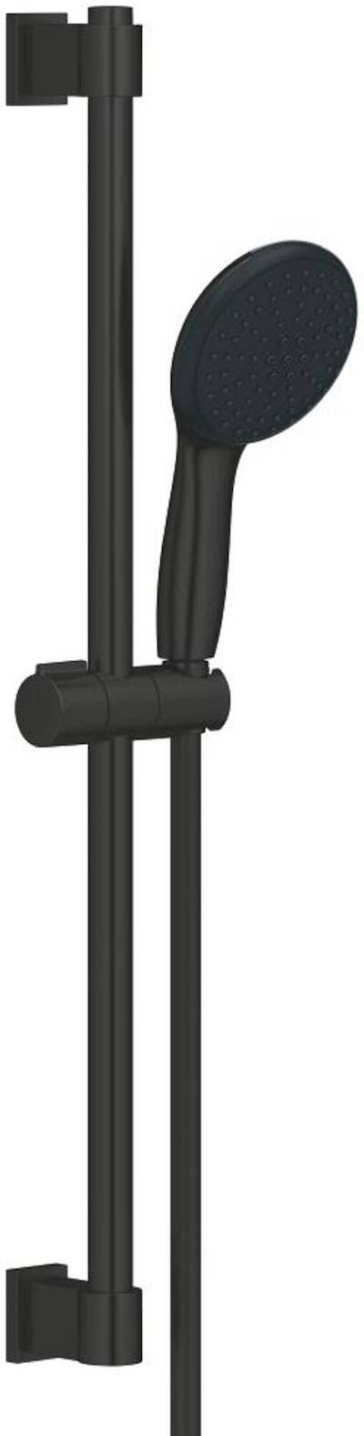Grohe QuickFix Vitalio Start 110 doucheset met 2 straalsoorten mat zwart