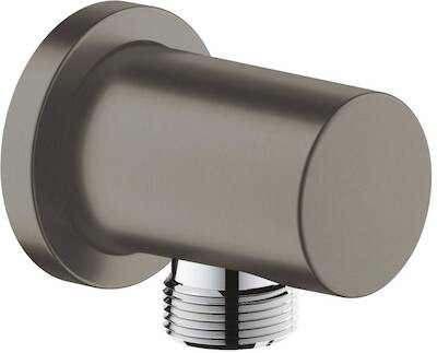 Grohe Rainshower Wandaansluitbocht Hard Graphite Geborsteld