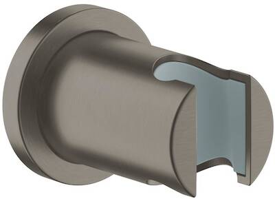 Grohe Rainshower wandhouder 5.6,9.5cm hard graphite Geborsteld